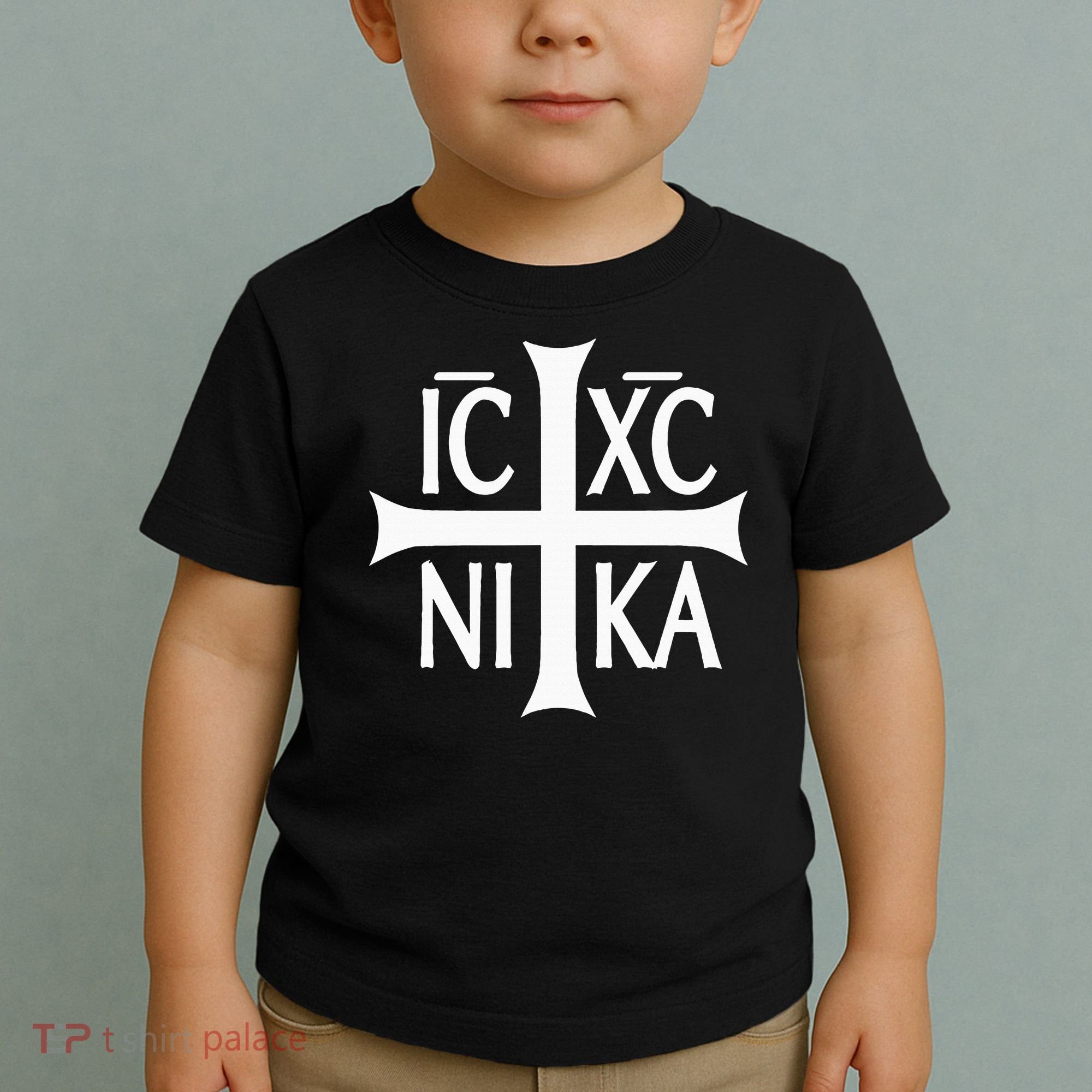 Ic Xc Nika Cross Eastern Christian Greek Toddler T-Shirt