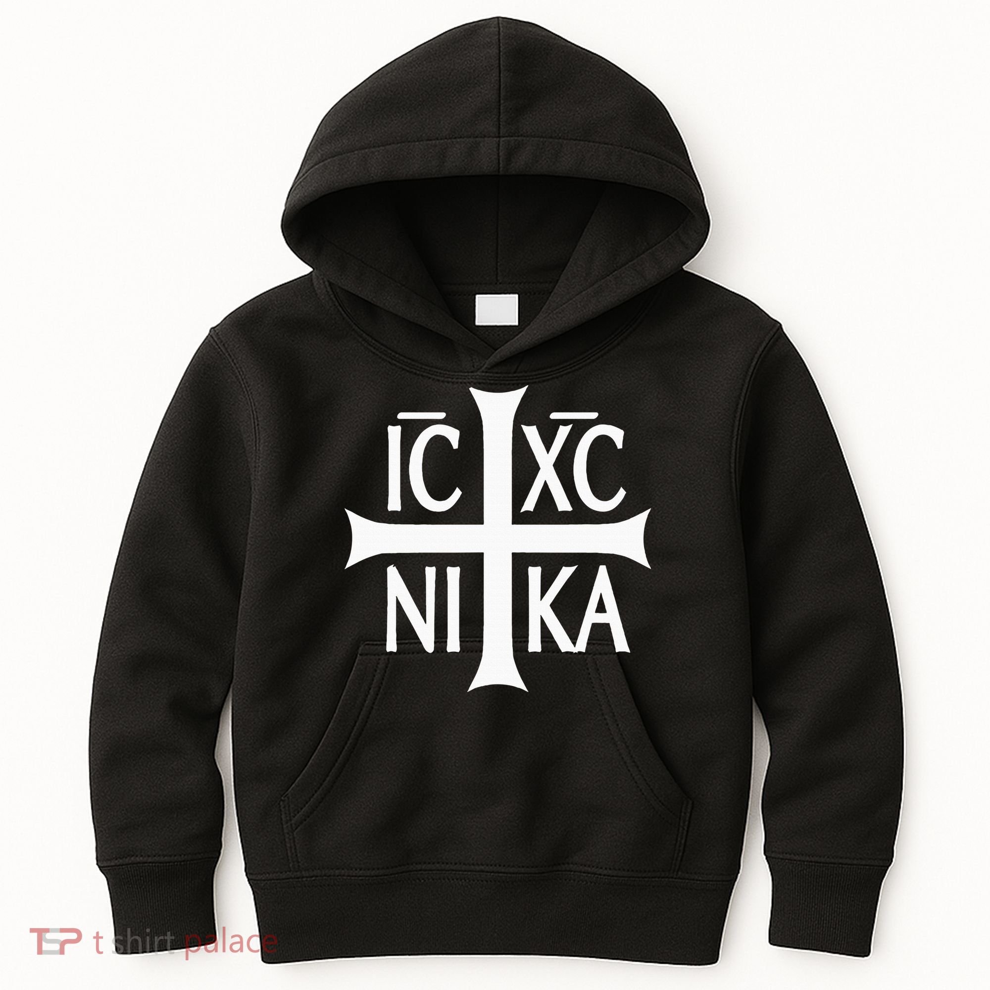 Ic Xc Nika Cross Eastern Christian Greek Kids Hoodie