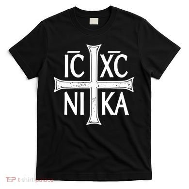 IC XC NIKA Cross Orthodox Eastern Christianity Christogram T-Shirt