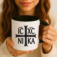 IC XC NIKA Cross Orthodox Eastern Christianity Christogram Coffee Mug thumb 3