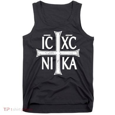 IC XC NIKA Cross Orthodox Eastern Christianity Christogram Tank Top