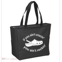 If You AinT Crocin You AinT Rockin Tote Bag thumb 2