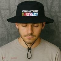 If You AinT First YouRe Last Formula Racing Bucket Hat thumb 2