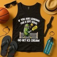 If You Are Looking For A Soft Serve Go Get Ice Cream Tank Top thumb 4