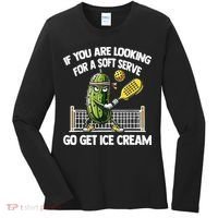 If You Are Looking For A Soft Serve Go Get Ice Cream Women's Long Sleeve Shirt thumb 0