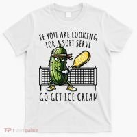 If You Are Looking For A Soft Serve Go Get Ice Cream Funny Pickleball T-Shirt thumb 0