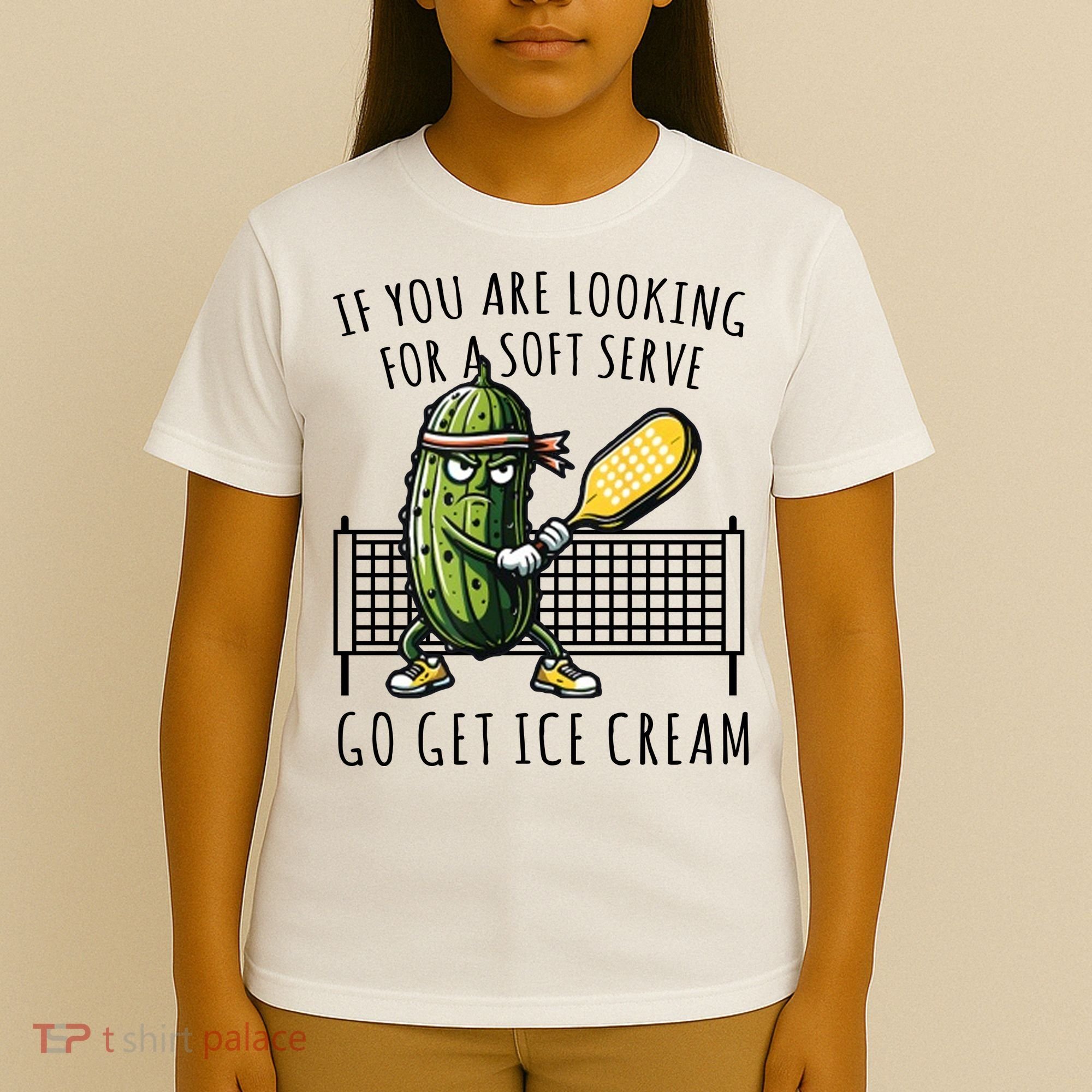 If You Are Looking For A Soft Serve Go Get Ice Cream Funny Pickleball T-Shirt