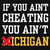 If You Aint Cheating You Ain't Michigan retro  Ladies PosiCharge Tri-Blend Wicking Tank thumb 2