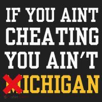 If You Aint Cheating You Ain't Michigan retro  Golf Towel thumb 3