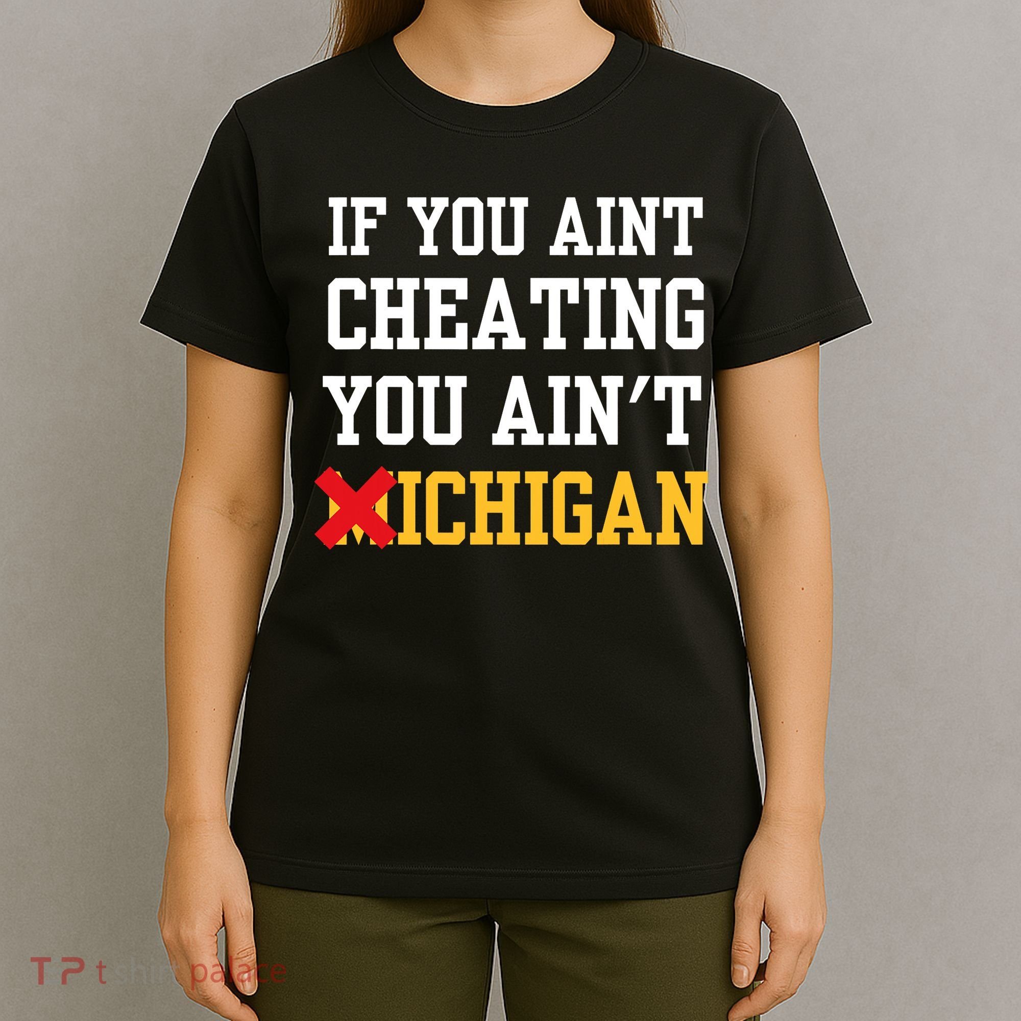 If You Aint Cheating You AinT Michigan T-Shirt