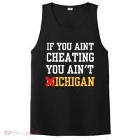 If You Aint Cheating You AinT Michigan PosiCharge Competitor Tank thumb 0