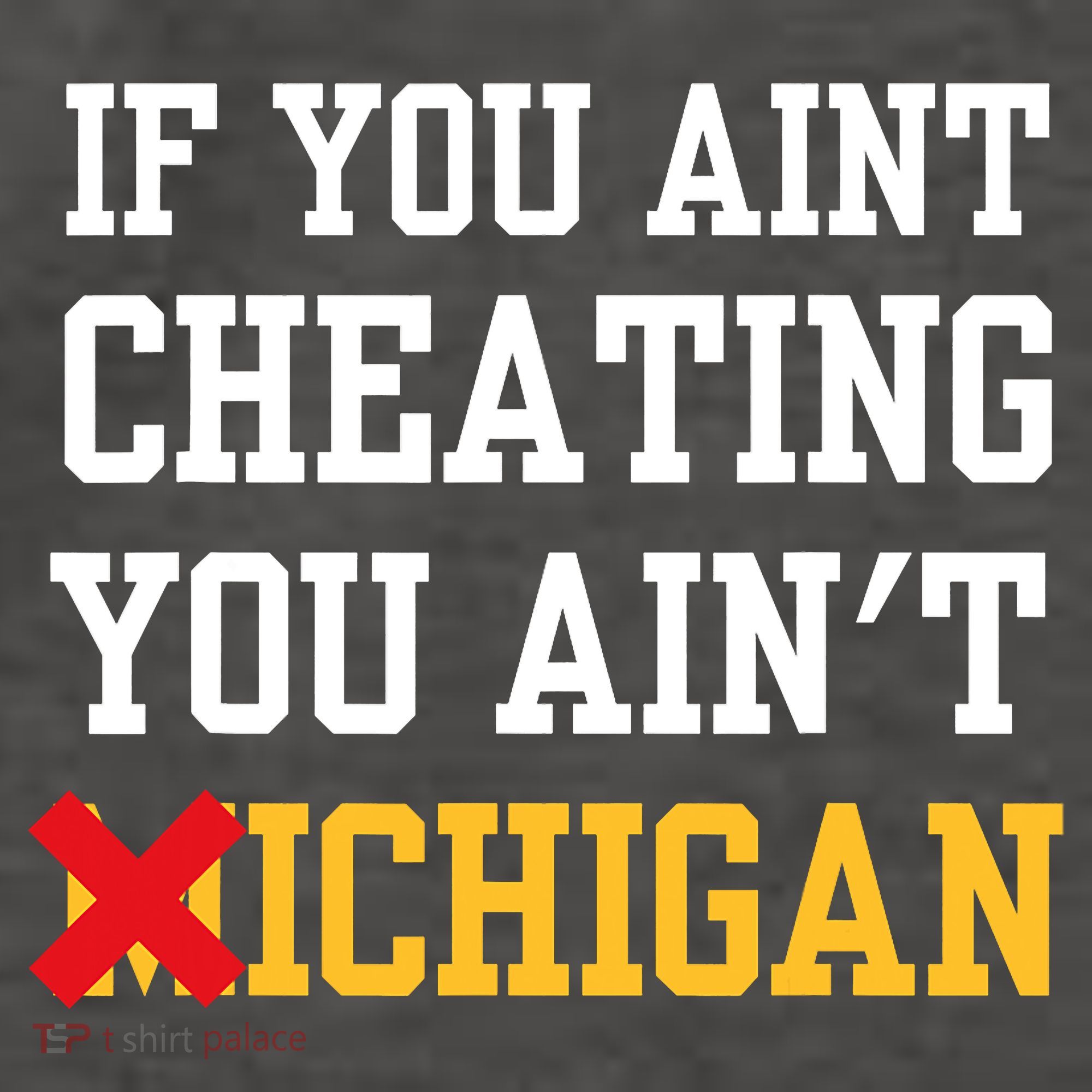 If You Aint Cheating You AinT Michigan Vector Backpack