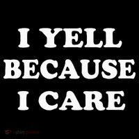 I Yell Because I Care Women's Hoodie thumb 2