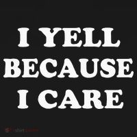 I Yell Because I Care Kids Hoodie thumb 5