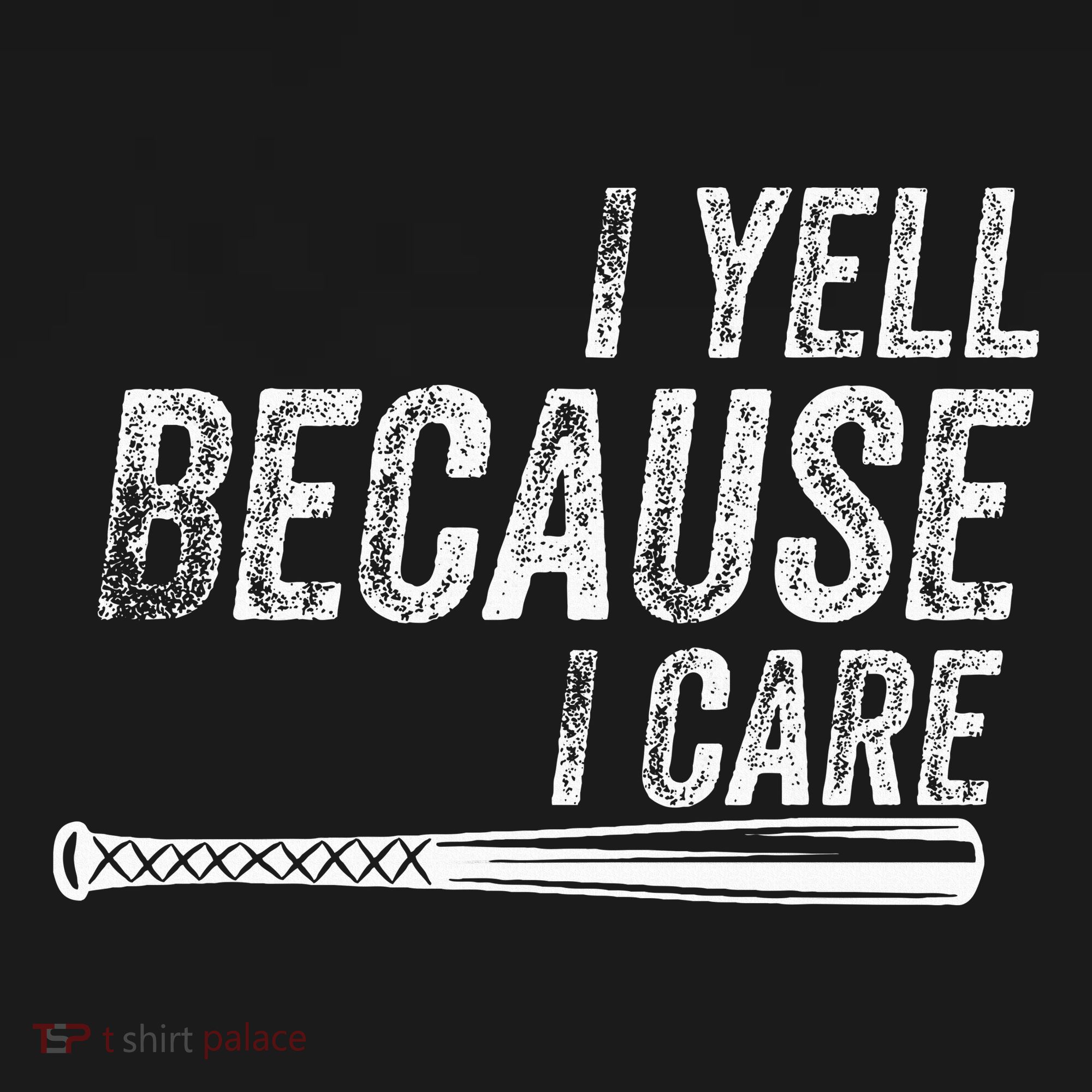 I Yell Because I Care Baseball Softball Dad Mom Mousepad