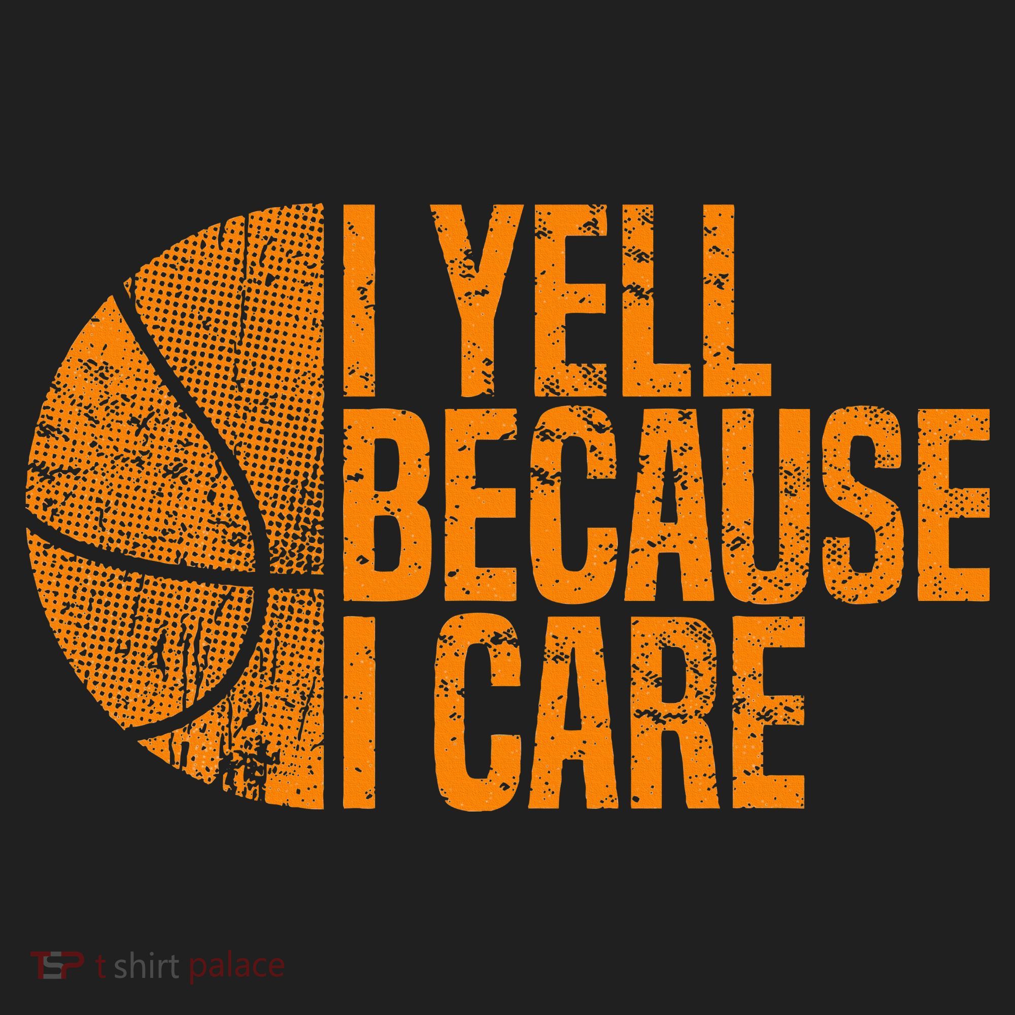 I Yell Because I Care Basketball Beanie