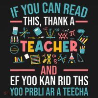 If You Can Read This Thank A Teacher Funny Teacher Hoodie thumb 2