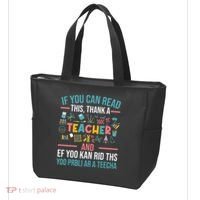If You Can Read This Thank A Teacher Funny Teacher Tote Bag thumb 3