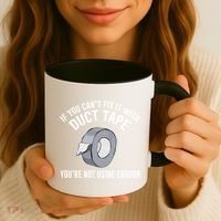 If You Can't Fix It With Duct Tape Funny Gift Coffee Mug thumb 3