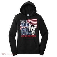 If You Cant Run With Big Dog Stay On Porch Women's Hoodie thumb 0
