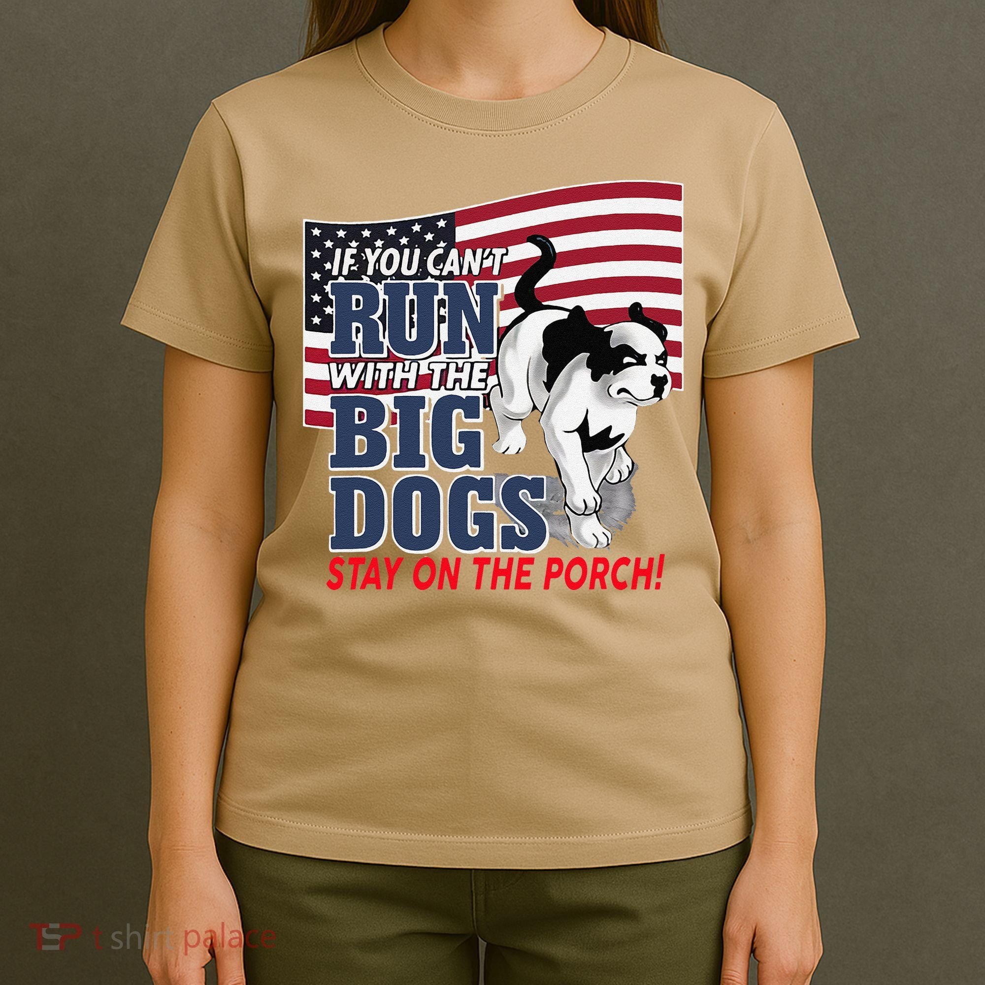 If You Cant Run With Big Dog Stay On Porch T-Shirt