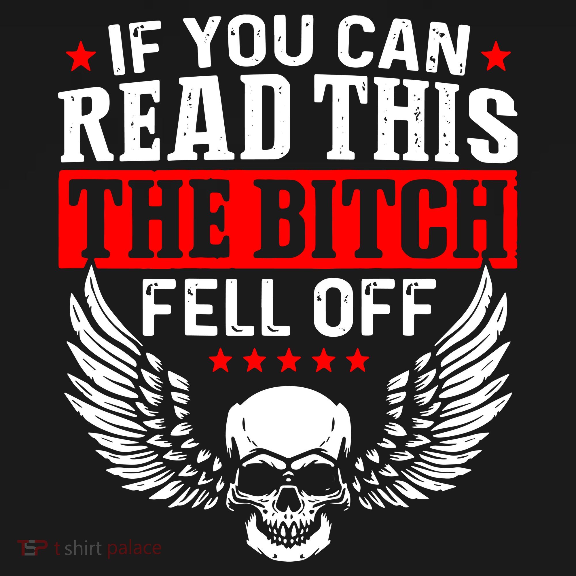 If You Can Read This The Bitch Fell Off Biker Long Sleeve Shirt