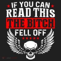 If You Can Read This The Bitch Fell Off Biker Hat thumb 2