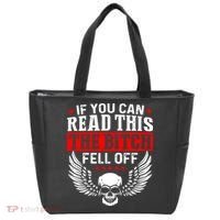 If You Can Read This The Bitch Fell Off Biker Tote Bag thumb 0