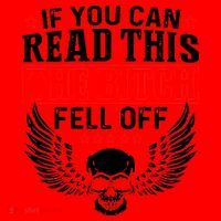 If You Can Read This The Bitch Fell Off Biker Santa Hat thumb 1