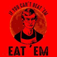 If You Can Beat Em Eat Em Jeffrey Dahmer Santa Hat thumb 1