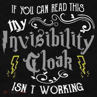 If You Can Read This My Invisibility Cloak Isn't Working Fun Ladies PosiCharge Tri-Blend Wicking Tank