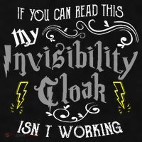 If You Can Read This My Invisibility Cloak Isn't Working Fun Ladies PosiCharge Tri-Blend Wicking Tank thumb 2