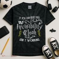 If You Can Read This My Invisibility Cloak Isn't Working Fun Kids Tie-Dye T-Shirt thumb 2
