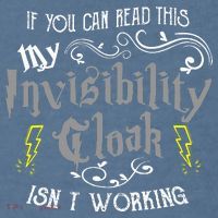If You Can Read This My Invisibility Cloak Isn't Working Fun Comfort Colors Garment-Dyed Hooded Sweatshirt thumb 2