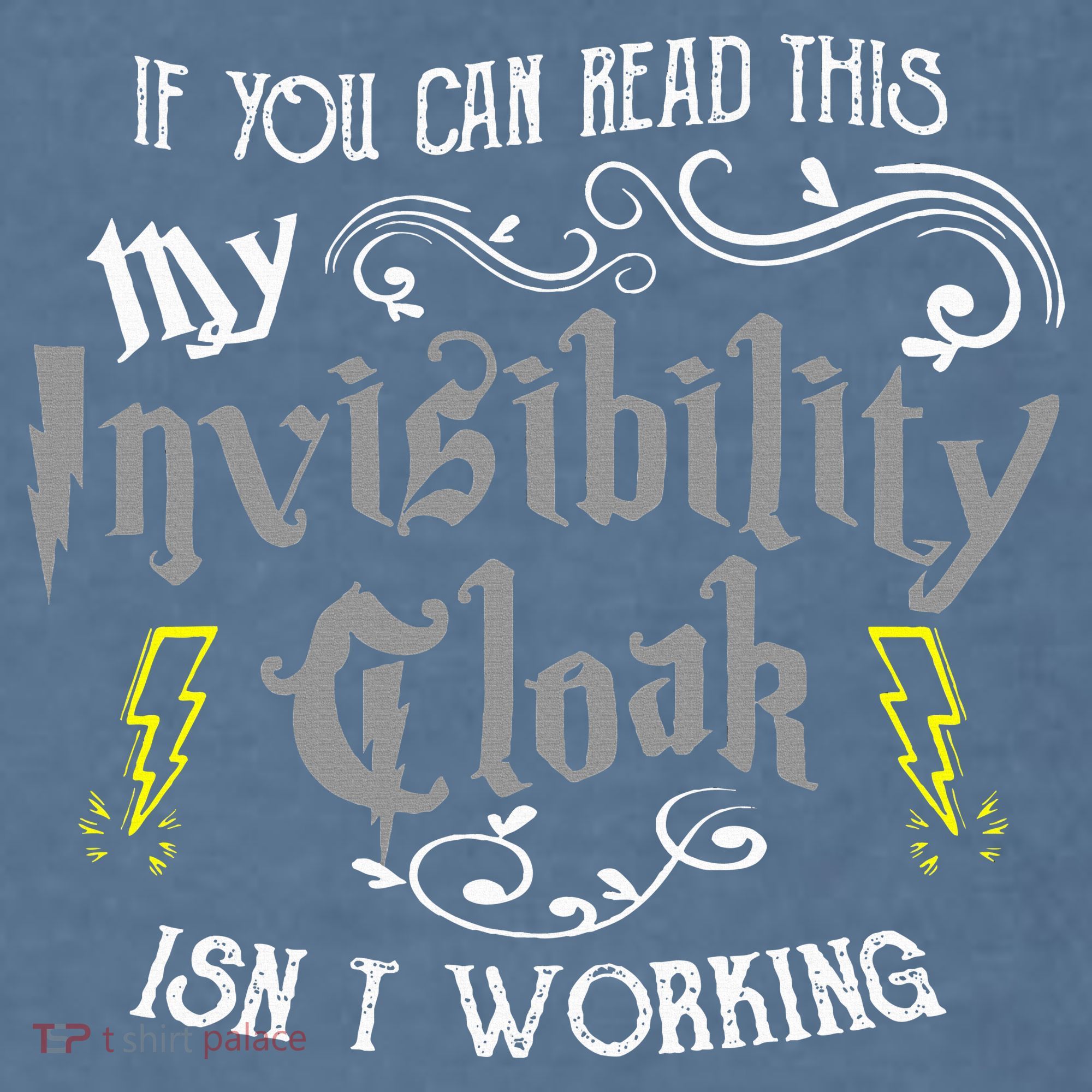 If You Can Read This My Invisibility Cloak Isn't Working Fun Comfort Colors Garment-Dyed Hooded Sweatshirt
