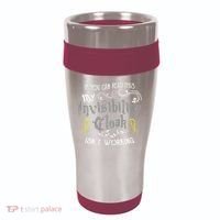 If You Can Read This My Invisibility Cloak Isn't Working Fun 16oz Travel Tumbler thumb 0