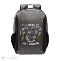 If You Can Read This My Invisibility Cloak Isn't Working Fun Vector Backpack thumb 0