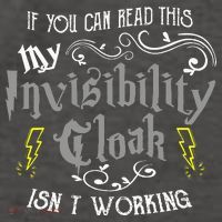 If You Can Read This My Invisibility Cloak Isn't Working Fun Vector Backpack thumb 2
