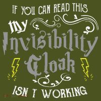 If You Can Read This My Invisibility Cloak Isn't Working Fun The Baniff Cuffed Pom Beanie thumb 2