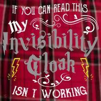 If You Can Read This My Invisibility Cloak Isn't Working Fun Men's Flannel Plaid Pajama Pants thumb 2