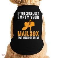 If You Could Just Empty Your Mailbox Funny Postal Employee Doggie Tank thumb 0