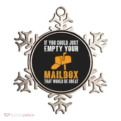 If You Could Just Empty Your Mailbox Funny Postal Employee Ornament