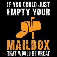 If You Could Just Empty Your Mailbox Funny Postal Employee Ornament thumb 1