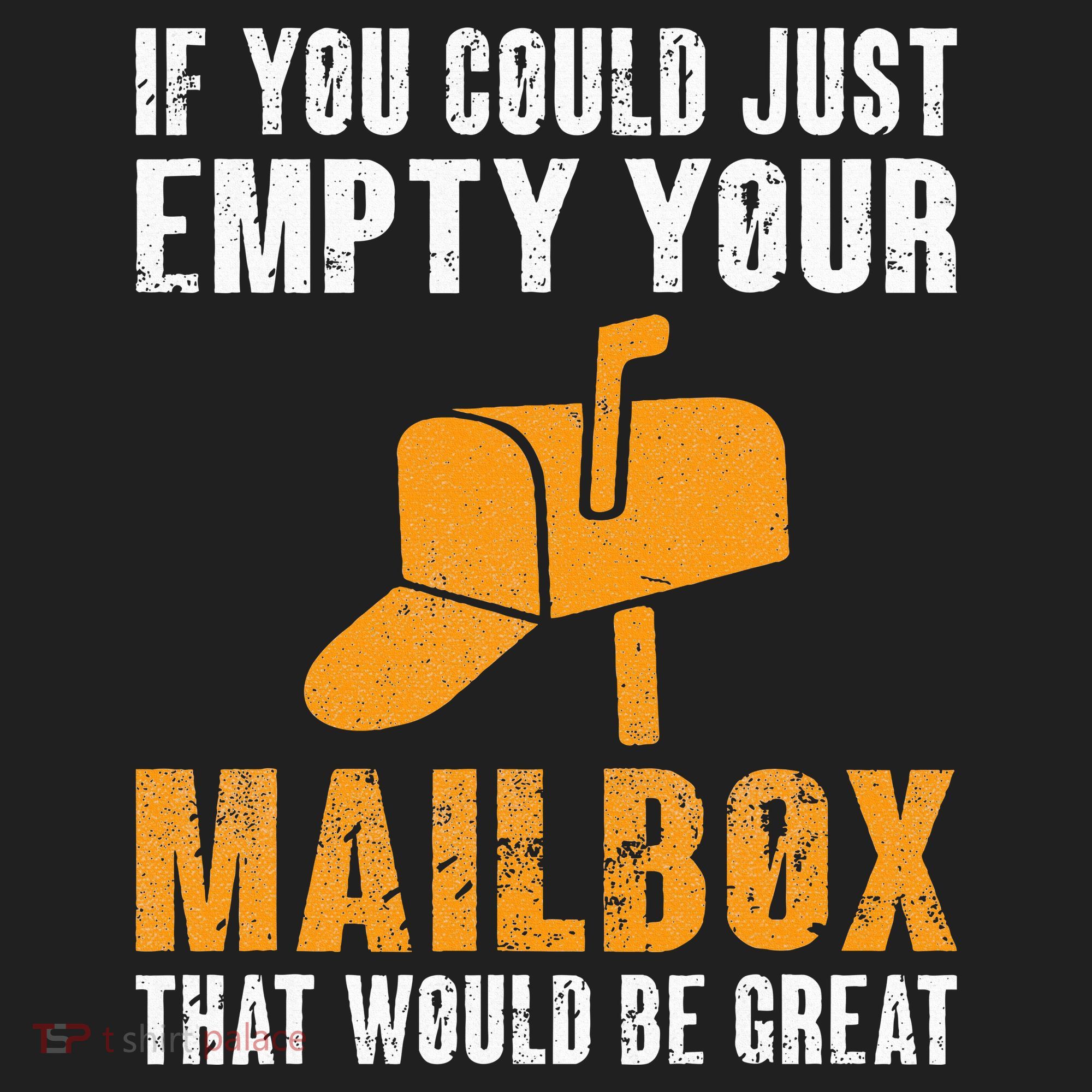If You Could Just Empty Your Mailbox Funny Postal Employee Golf Towel