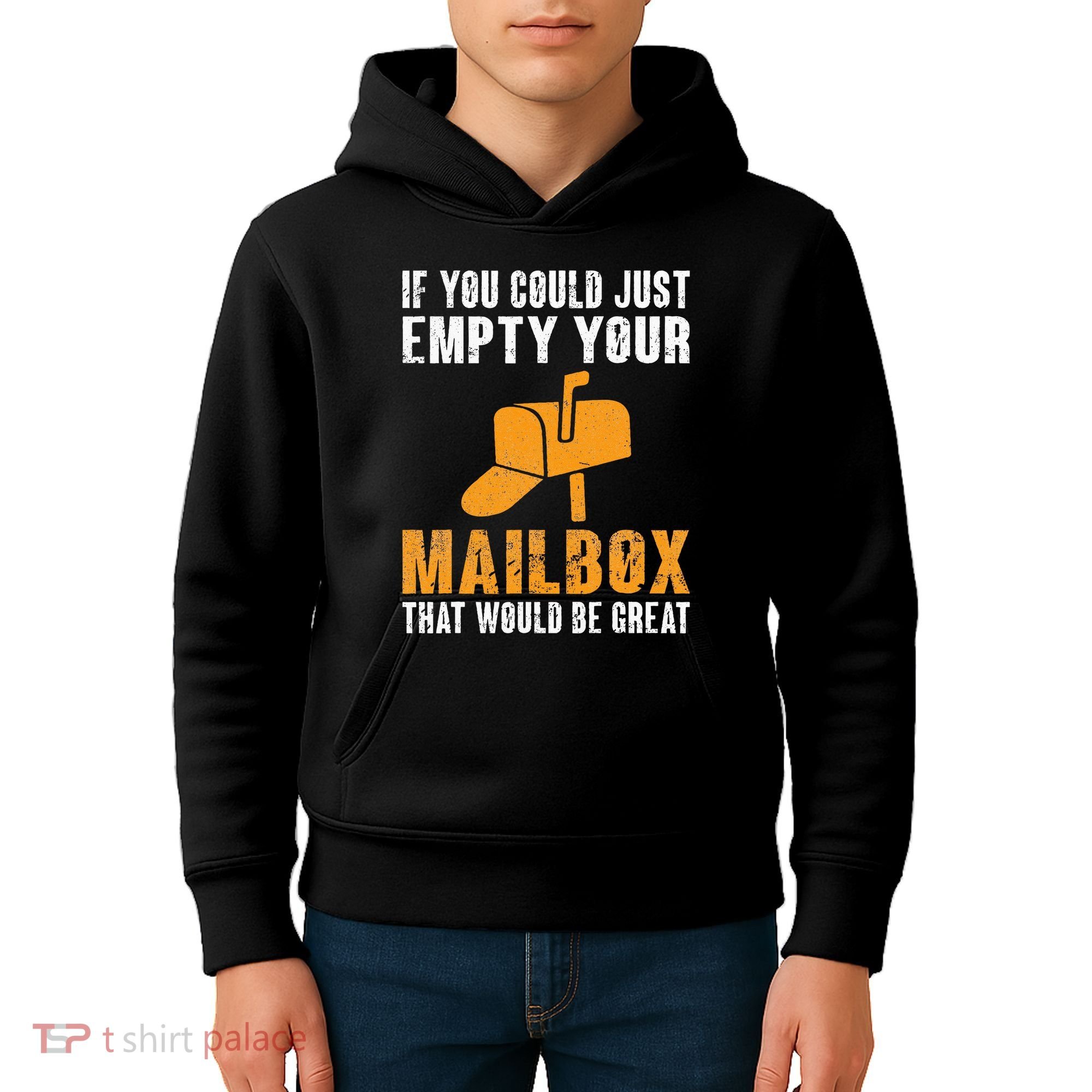 If You Could Just Empty Your Mailbox Funny Postal Employee Kids Hoodie