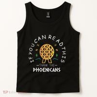 If You Can Read This Thank The Phoenicians Reading Tank Top thumb 2