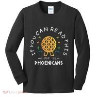 If You Can Read This Thank The Phoenicians Reading Kids Long Sleeve Shirt thumb 0