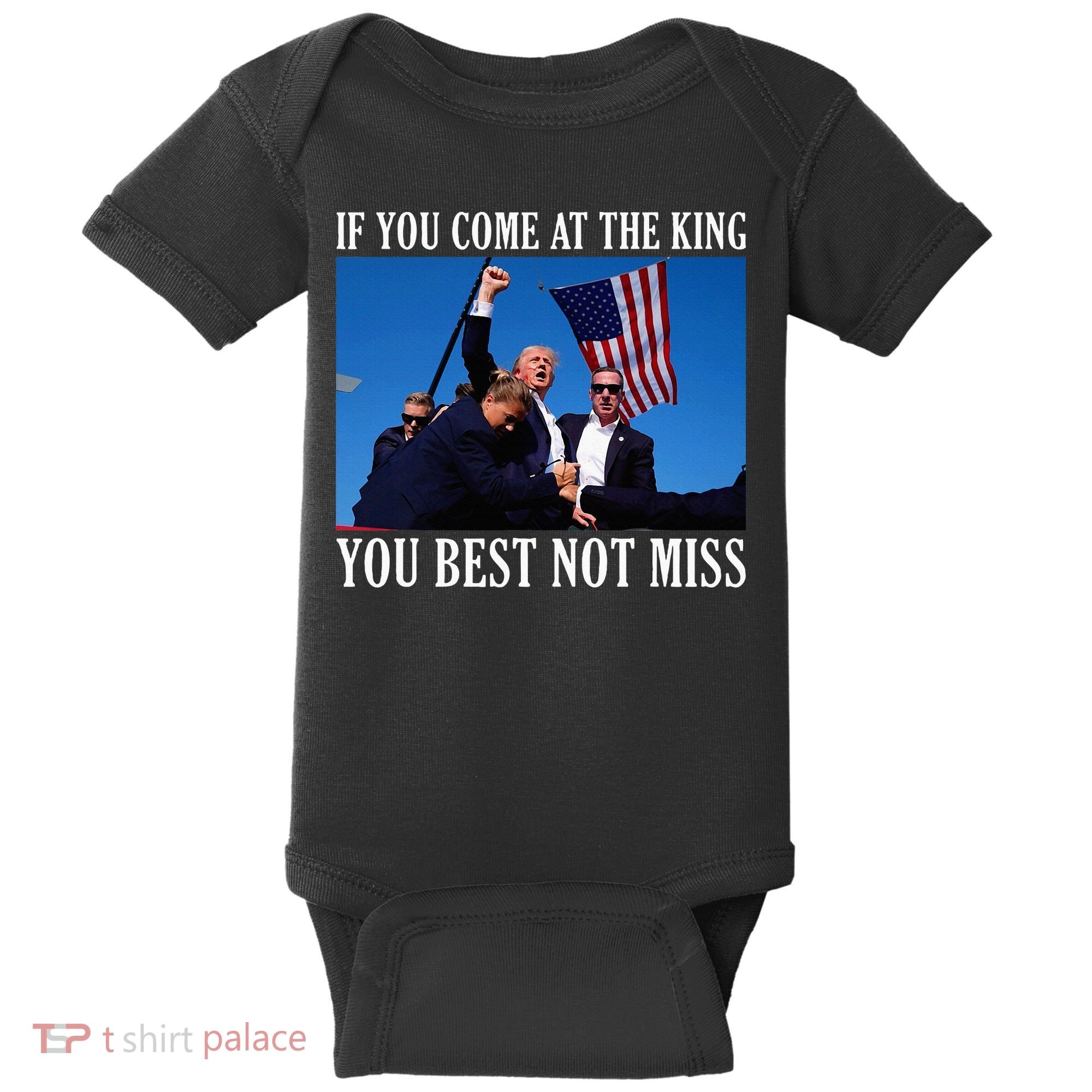 If You Come At The King You Best Not Miss Baby Bodysuit