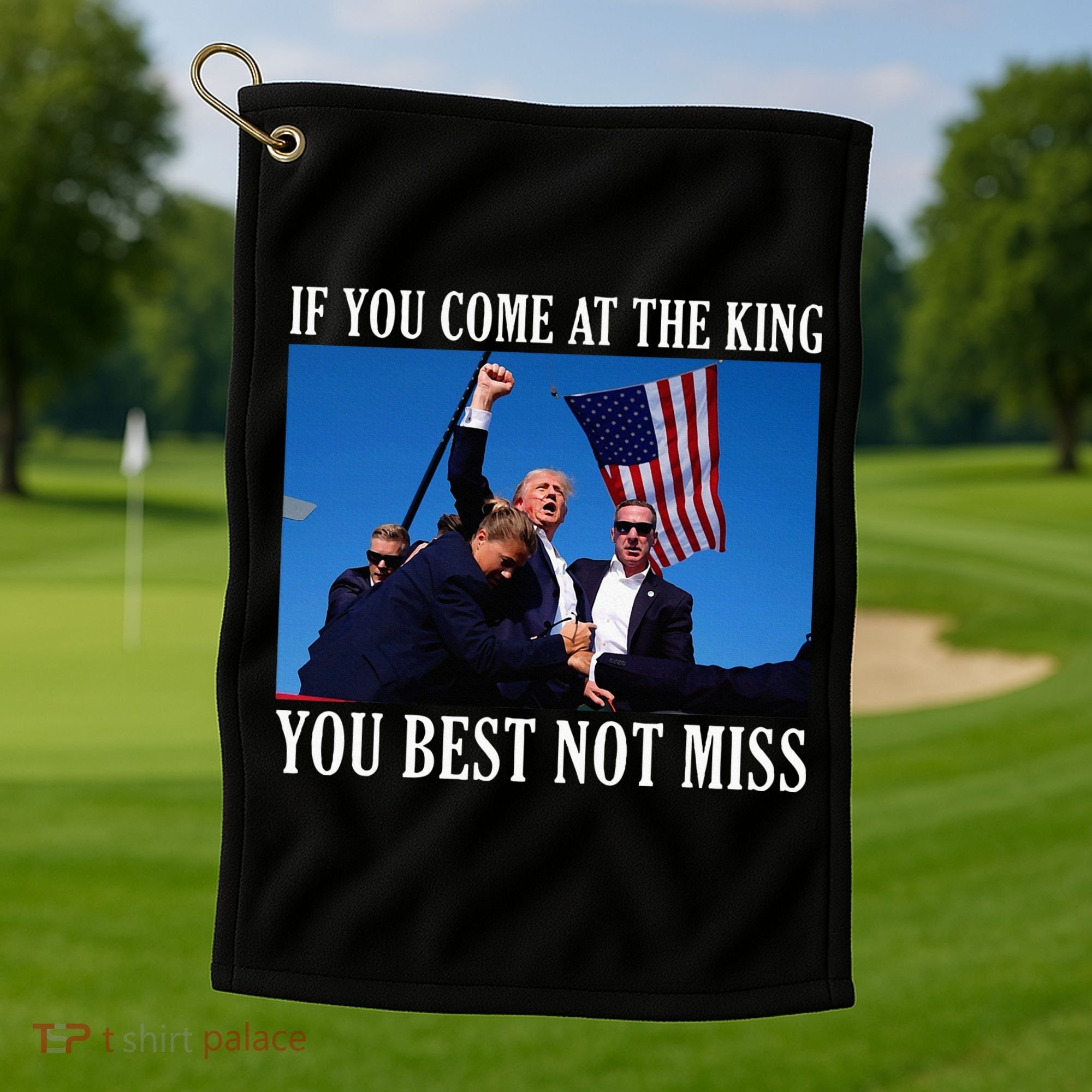 If You Come At The King You Best Not Miss Golf Towel