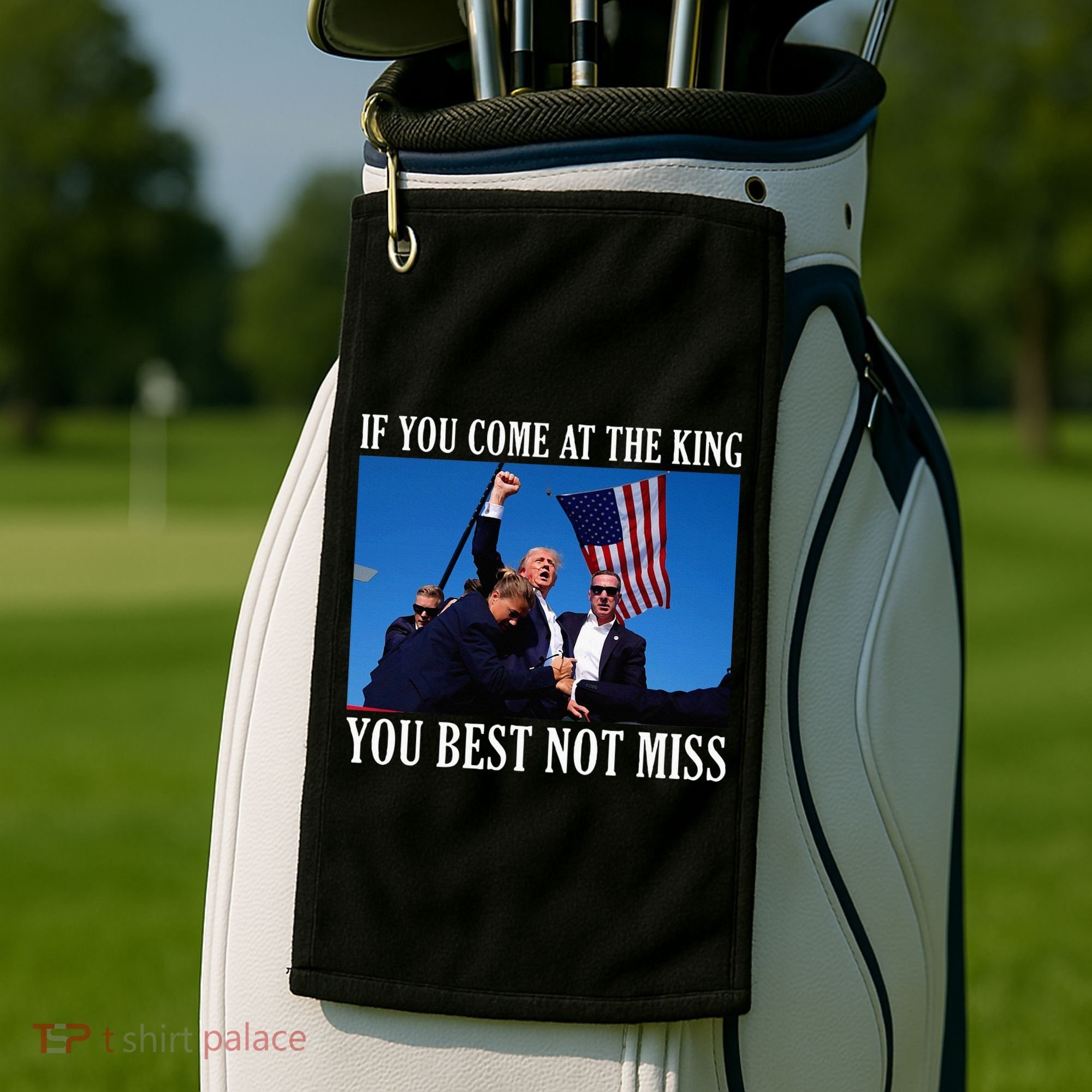 If You Come At The King You Best Not Miss Golf Towel